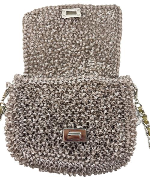 ANTEPRIMA（アンテプリマ）ANTEPRIMA (アンテプリマ) ワイヤーポシェット ライトグレーの古着・服飾アイテム