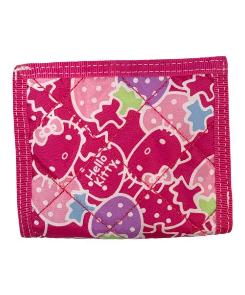 PORTER（ポーター）PORTER (ポーター) HELLO KITTY (ハローキティ) 3つ折り財布 ショッキングピンクの古着・服飾アイテム
