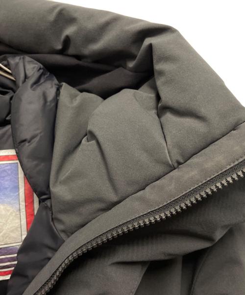 FIRST DOWN（ファーストダウン）FIRST DOWN (ファーストダウン) ダウンジャケット ブラック×グレー サイズ:Lの古着・服飾アイテム