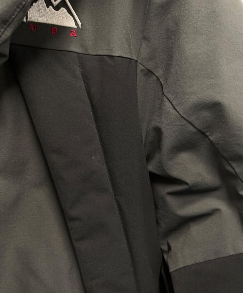 FIRST DOWN（ファーストダウン）FIRST DOWN (ファーストダウン) ダウンジャケット ブラック×グレー サイズ:Lの古着・服飾アイテム