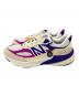 NEW BALANCE (ニューバランス) スニーカー ホワイト×パープル サイズ:US 9 1/2：20000円