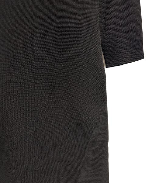 PLST（プラステ）PLST (プラステ) 長袖ワンピース / ホールガーメントAラインワンピース ブラック サイズ:Sの古着・服飾アイテム