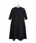 PLST (プラステ) 長袖ワンピース / ホールガーメントAラインワンピース ブラック サイズ:S：8000円