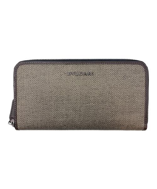 BVLGARI（ブルガリ）BVLGARI (ブルガリ) 長財布 ブラウンの古着・服飾アイテム