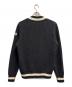 MONCLER (モンクレール) セーター グレー×ホワイト サイズ:M：25000円