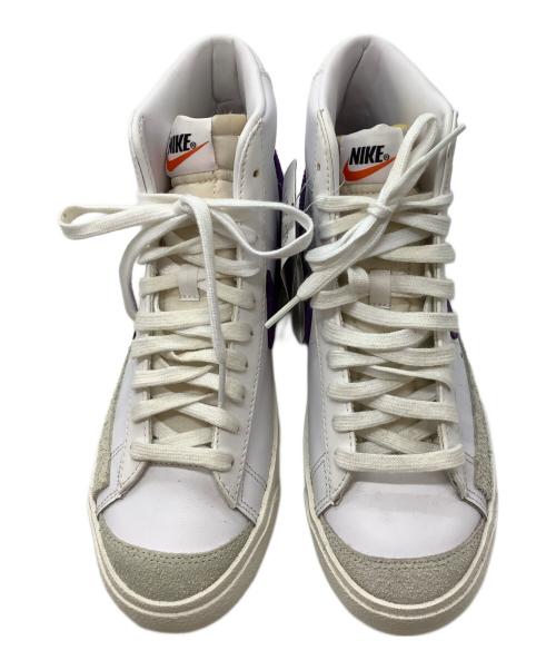 NIKE（ナイキ）NIKE (ナイキ) ミッドカットスニーカー ホワイト×パープル サイズ:25.5㎝の古着・服飾アイテム