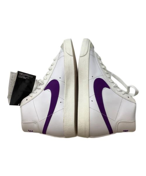 NIKE（ナイキ）NIKE (ナイキ) ミッドカットスニーカー ホワイト×パープル サイズ:25.5㎝の古着・服飾アイテム
