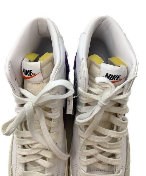 NIKE（ナイキ）NIKE (ナイキ) ミッドカットスニーカー ホワイト×パープル サイズ:25.5㎝の古着・服飾アイテム