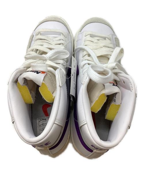 NIKE（ナイキ）NIKE (ナイキ) ミッドカットスニーカー ホワイト×パープル サイズ:25.5㎝の古着・服飾アイテム