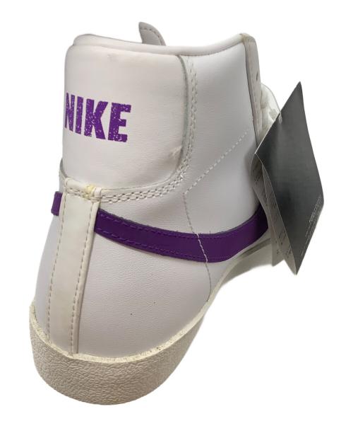 NIKE（ナイキ）NIKE (ナイキ) ミッドカットスニーカー ホワイト×パープル サイズ:25.5㎝の古着・服飾アイテム