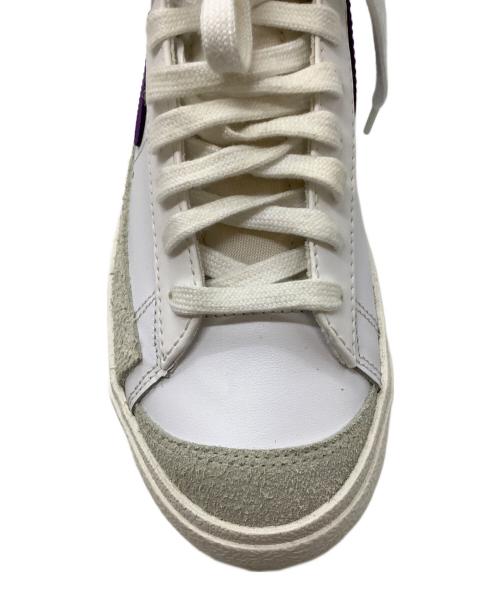 NIKE（ナイキ）NIKE (ナイキ) ミッドカットスニーカー ホワイト×パープル サイズ:25.5㎝の古着・服飾アイテム