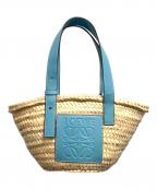 LOEWEロエベ）の古着「バスケットスモール」｜ブラウン×スカイブルー