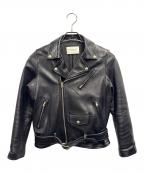 beautiful peopleビューティフルピープル）の古着「vintage leather riders jacket」｜ブラック