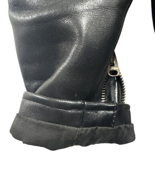 beautiful people（ビューティフルピープル）beautiful people (ビューティフルピープル) vintage leather riders jacket ブラック サイズ:150の古着・服飾アイテム