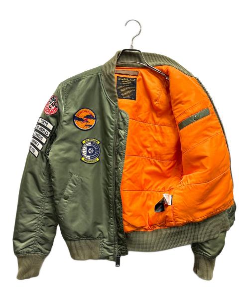 ALPHA（アルファ）ALPHA (アルファ) フライトジャケット オリーブ サイズ:Sの古着・服飾アイテム