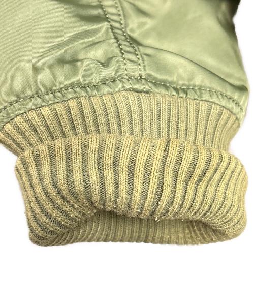 ALPHA（アルファ）ALPHA (アルファ) フライトジャケット オリーブ サイズ:Sの古着・服飾アイテム