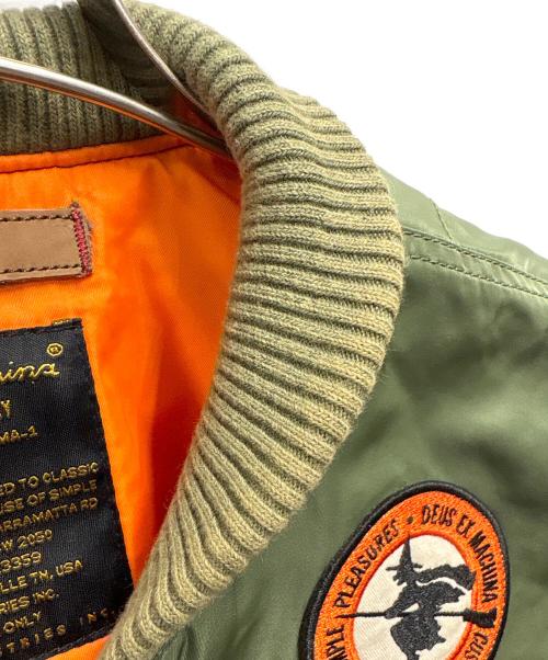 ALPHA（アルファ）ALPHA (アルファ) フライトジャケット オリーブ サイズ:Sの古着・服飾アイテム