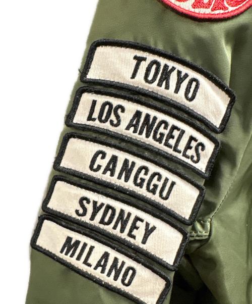 ALPHA（アルファ）ALPHA (アルファ) フライトジャケット オリーブ サイズ:Sの古着・服飾アイテム