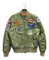 ALPHA（アルファ）の古着「フライトジャケット」｜オリーブ