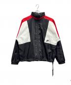 NIKEナイキ）の古着「ウインドブレーカー」｜ブラック×レッド×ホワイト