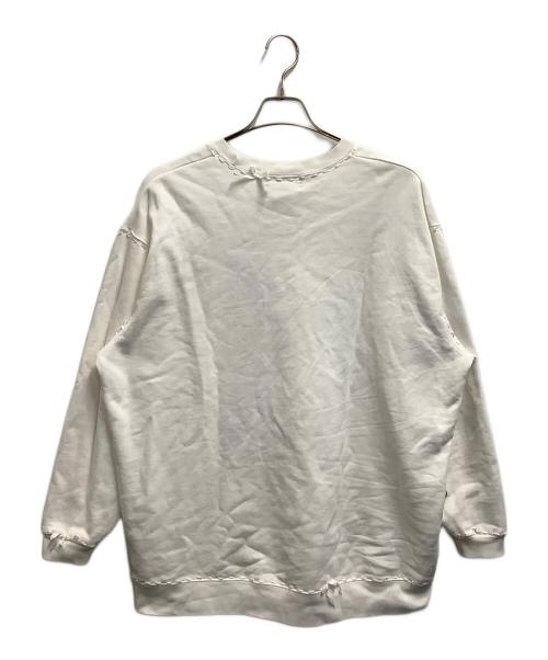 keisuke kanda（ケイスケカンダ）keisuke kanda (ケイスケカンダ) トレーナー ホワイト サイズ:フリーサイズの古着・服飾アイテム