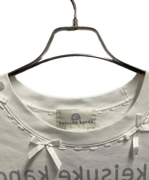 keisuke kanda（ケイスケカンダ）keisuke kanda (ケイスケカンダ) トレーナー ホワイト サイズ:フリーサイズの古着・服飾アイテム