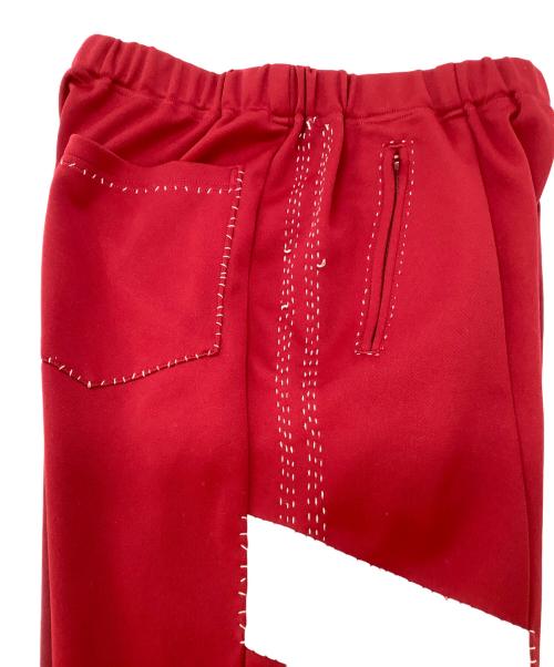 keisuke kanda（ケイスケカンダ）keisuke kanda (ケイスケカンダ) ジャージパンツ レッド サイズ:Sの古着・服飾アイテム