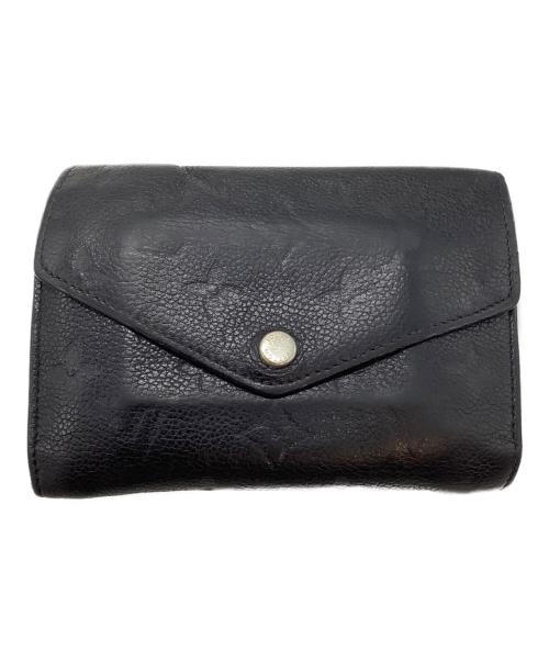 LOUIS VUITTON（ルイ ヴィトン）LOUIS VUITTON (ルイ ヴィトン) 3つ折り財布 ブラックの古着・服飾アイテム