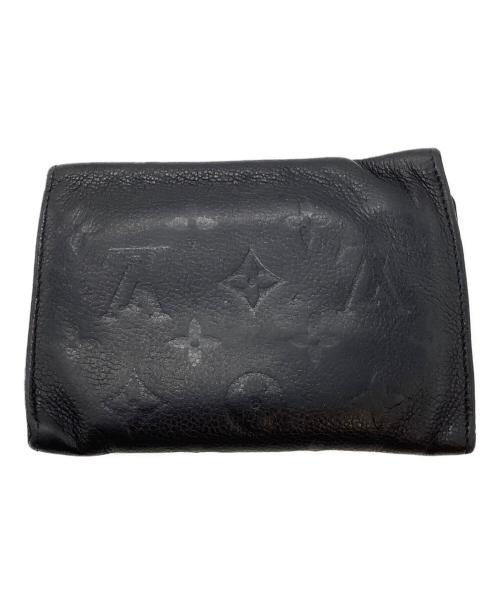 LOUIS VUITTON（ルイ ヴィトン）LOUIS VUITTON (ルイ ヴィトン) 3つ折り財布 ブラックの古着・服飾アイテム