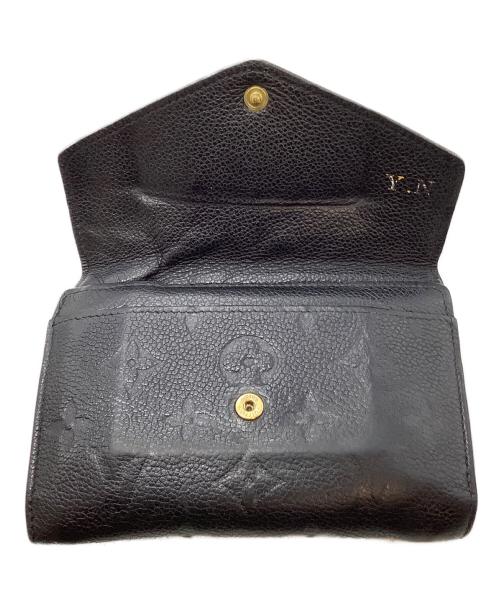 LOUIS VUITTON（ルイ ヴィトン）LOUIS VUITTON (ルイ ヴィトン) 3つ折り財布 ブラックの古着・服飾アイテム