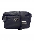 PRADAプラダ）の古着「ナイロンショルダーバッグ」｜ブラック