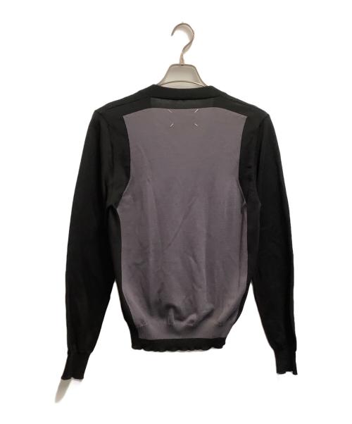 Maison Margiela（メゾンマルジェラ）Maison Margiela (メゾンマルジェラ) カーディガン ブラック×グレー サイズ:Sの古着・服飾アイテム