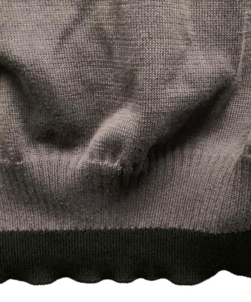 Maison Margiela（メゾンマルジェラ）Maison Margiela (メゾンマルジェラ) カーディガン ブラック×グレー サイズ:Sの古着・服飾アイテム