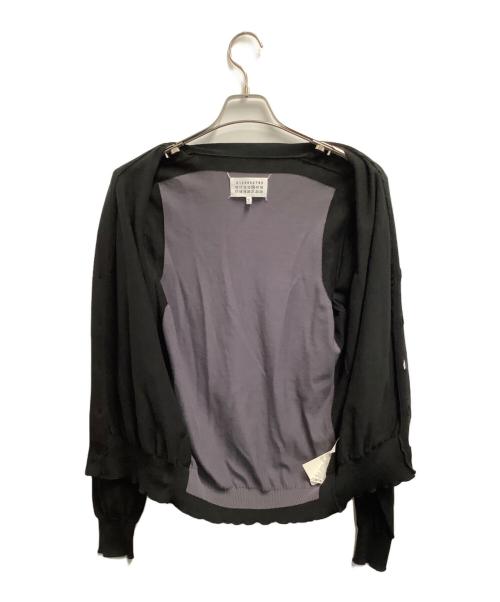 Maison Margiela（メゾンマルジェラ）Maison Margiela (メゾンマルジェラ) カーディガン ブラック×グレー サイズ:Sの古着・服飾アイテム
