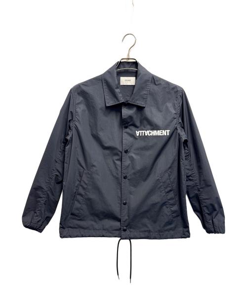 ATTACHMENT（アタッチメント）ATTACHMENT (アタッチメント) ジオメトリックプリントコーチジャケット ネイビー サイズ:1の古着・服飾アイテム