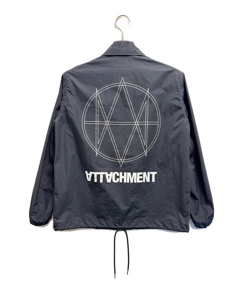 ATTACHMENT（アタッチメント）ATTACHMENT (アタッチメント) ジオメトリックプリントコーチジャケット ネイビー サイズ:1の古着・服飾アイテム