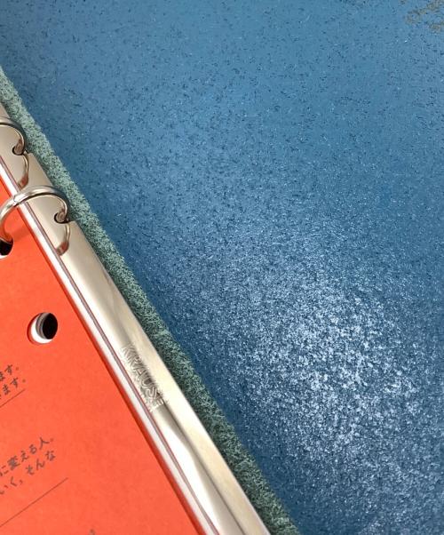 PLOTTER（プロッター）PLOTTER (プロッター) リングレザーバインダー A5 ブルーの古着・服飾アイテム
