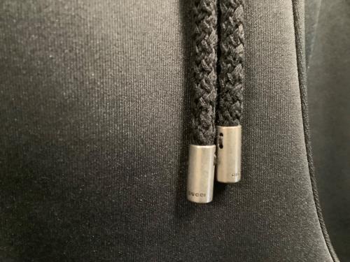 GUCCI（グッチ）GUCCI (グッチ) ライトネオプレン ジョギングパンツ ブラック×グリーン×レッド サイズ:Sの古着・服飾アイテム