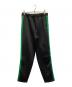 GUCCI（グッチ）の古着「ライトネオプレン ジョギングパンツ」｜ブラック×グリーン×レッド