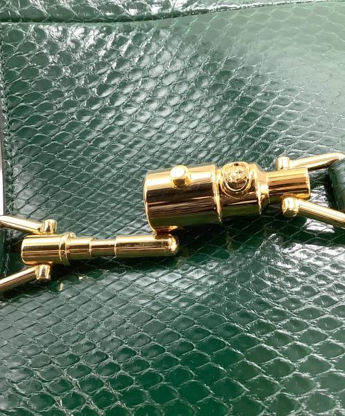 GUCCI（グッチ）GUCCI (グッチ) ハンドバッグ グリーンの古着・服飾アイテム