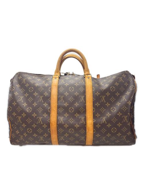 LOUIS VUITTON（ルイ ヴィトン）LOUIS VUITTON (ルイ ヴィトン) トラベルバッグ / モノグラム キーポル50 ブラウンの古着・服飾アイテム