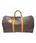 LOUIS VUITTON（ルイ ヴィトン）の古着「トラベルバッグ / モノグラム キーポル50」｜ブラウン