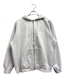 X-LARGE（エクストララージ）の古着「ジップパーカー / SLANTED OG ZIP HOODED SWEATSHIRT」｜グレー