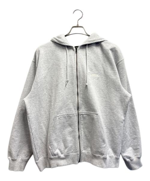 X-LARGE（エクストララージ）X-LARGE (エクストララージ) ジップパーカー / SLANTED OG ZIP HOODED SWEATSHIRT グレー サイズ:XLの古着・服飾アイテム