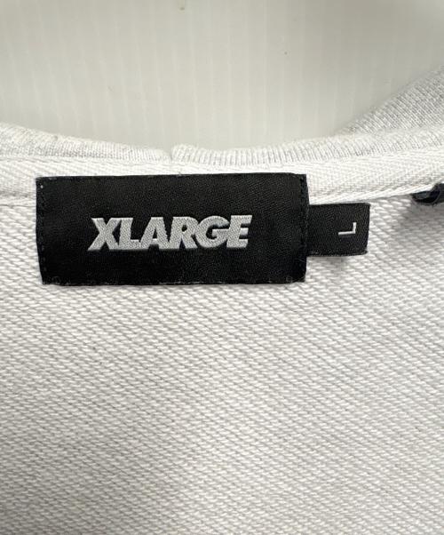 X-LARGE（エクストララージ）X-LARGE (エクストララージ) ジップパーカー / SLANTED OG ZIP HOODED SWEATSHIRT グレー サイズ:XLの古着・服飾アイテム