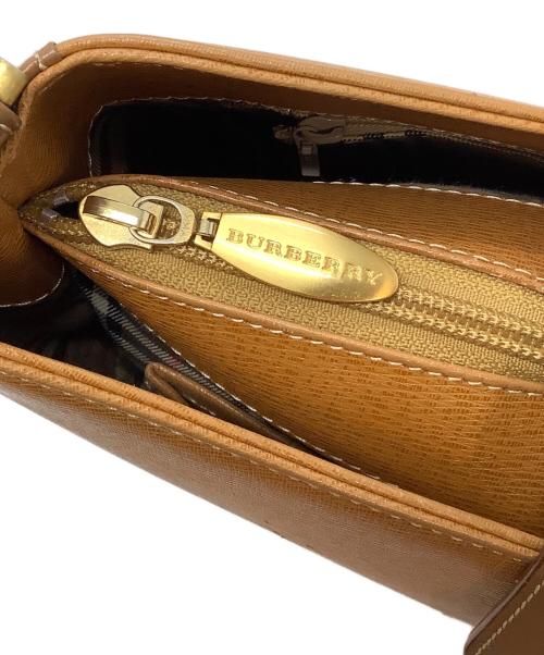 BURBERRY（バーバリー）BURBERRY (バーバリー) セミショルダーバッグ ブラウンの古着・服飾アイテム