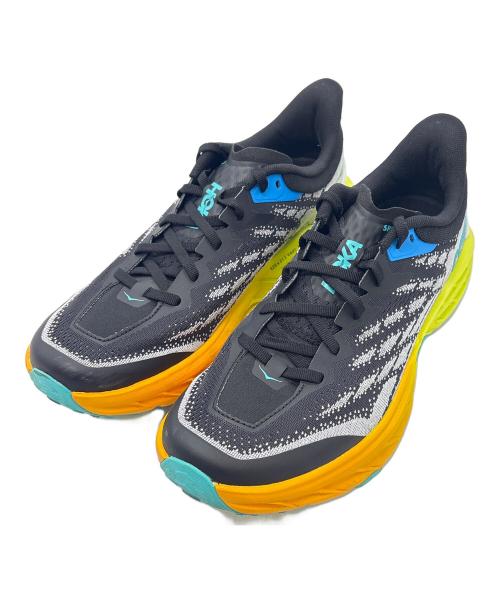 HOKA（ホカ）HOKA (ホカ) ローカットスニーカー / SPEED GOAT5 イエロー×ブラック サイズ:US 10Dの古着・服飾アイテム
