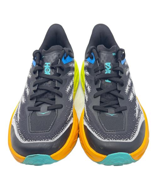 HOKA（ホカ）HOKA (ホカ) ローカットスニーカー / SPEED GOAT5 イエロー×ブラック サイズ:US 10Dの古着・服飾アイテム
