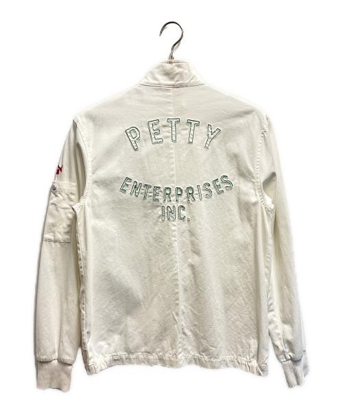 PUMA（プーマ）PUMA (プーマ) RICHARD PETTY レーシングジャケット ホワイト サイズ:Sの古着・服飾アイテム