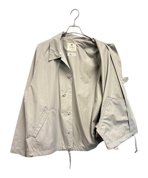 Snow peak（スノーピーク）Snow peak (スノーピーク) コーチジャケット ライトグレー サイズ:Lの古着・服飾アイテム